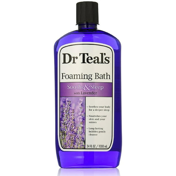Dr. Teals Foaming Bath Epsom Salt Soothe & Sleep Lavender 34Oz