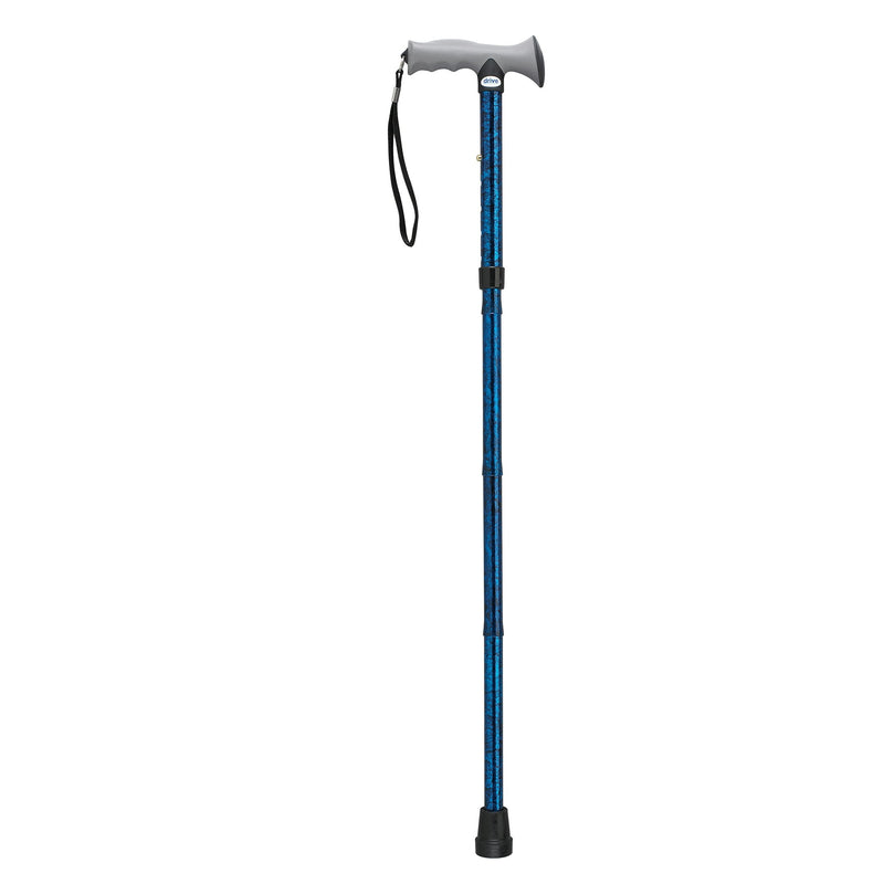 Drive Folding Cane Gel Crackle Rtl10370