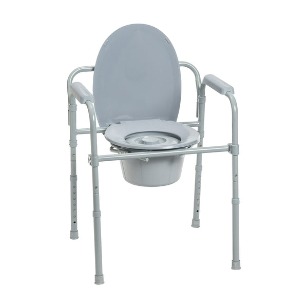 Drive Medical Steel Folding Frame Commode