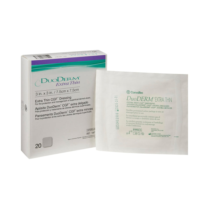 Convatec Duoderm Extra Thin Dressing 3" x 3" 20ct 187901