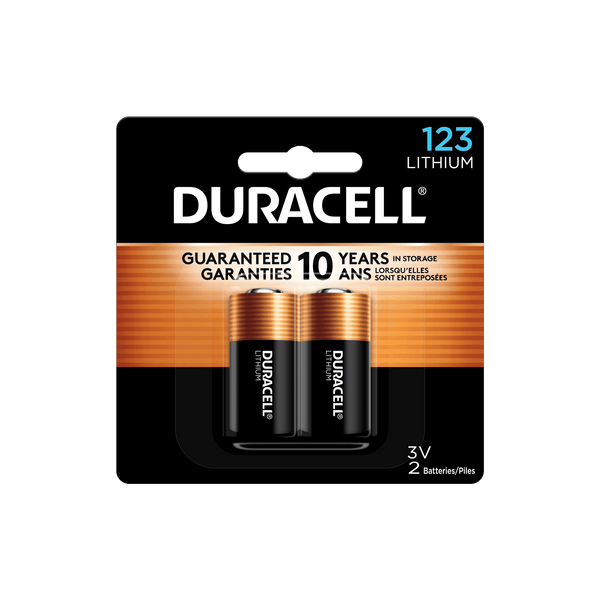 Duracell 123 Lithium 3V 2Dl123A Batteries 2ct