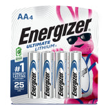 Energizer Ultimate Lithium AA4 Batteries 4ct