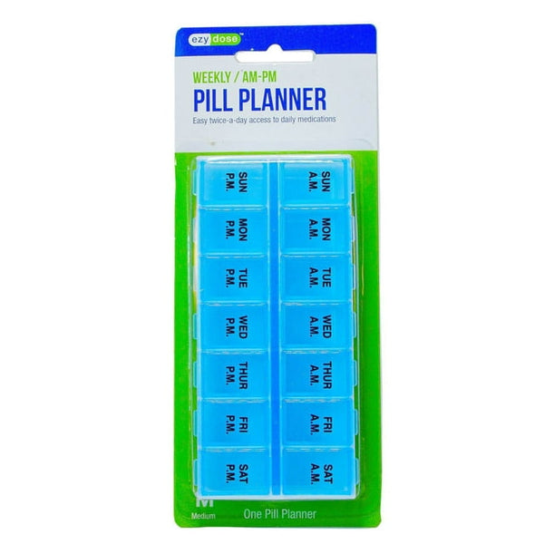 Ezy Dose Pill Planner Twice A Day Reminder
