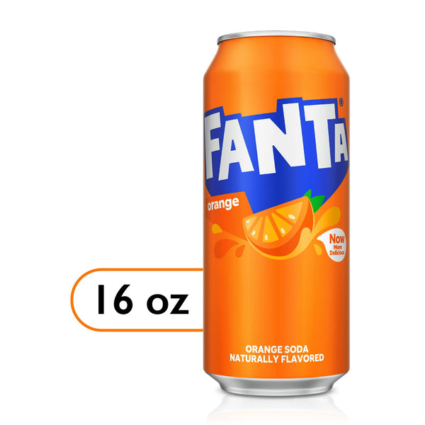 Fanta Orange Soda 16oz