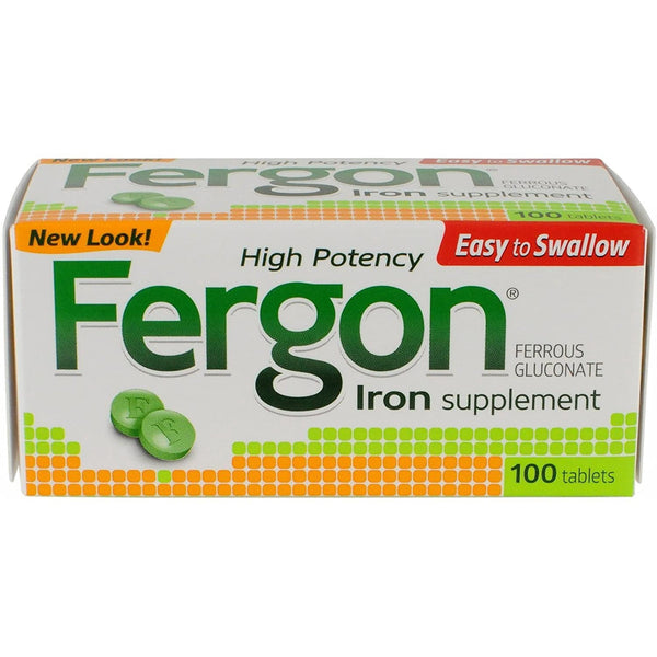 Fergon Iron Supplement Tablets 100ct