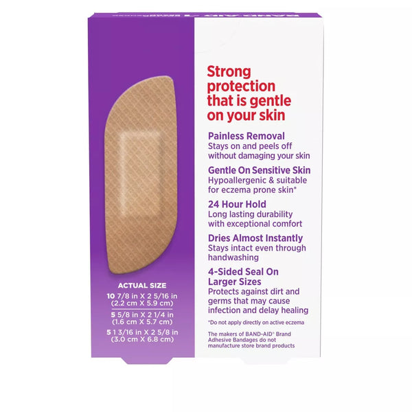 Band-aid Sensitive Skin Adhesive Bandages 20ct