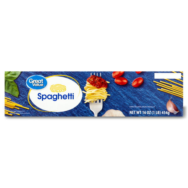 Great Value Spaghetti 16Oz