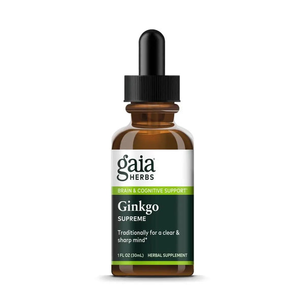 Gaia Herbs Ginkgo/Gotu Kola Supreme 1 Fl Oz