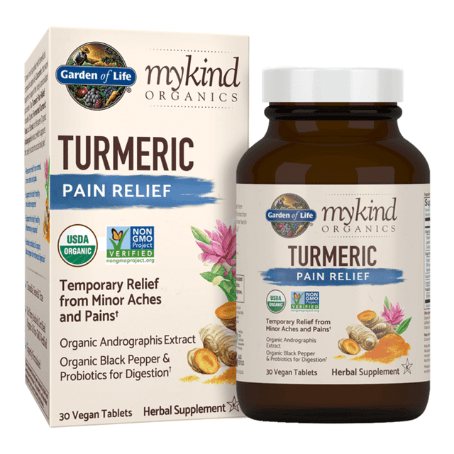 Garden Of Life Turmeric Pain Relief Tablets 30ct