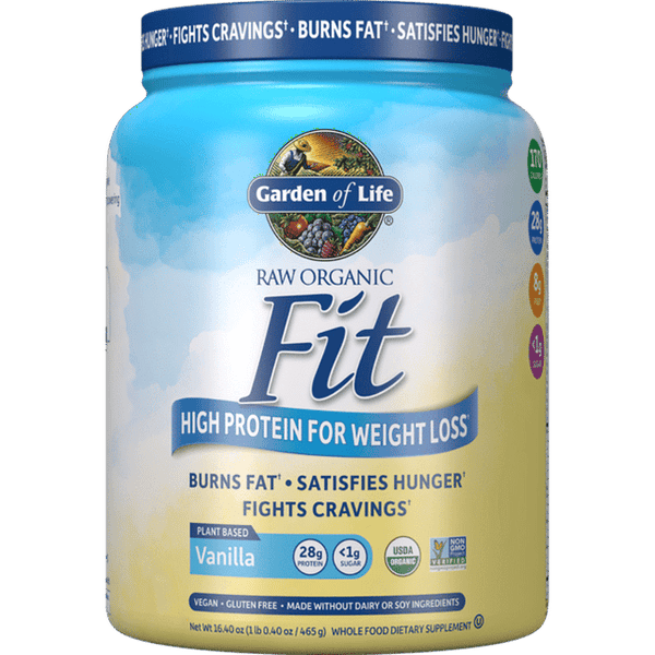 Garden Of Life Raw Organic Fit High Protein For Weight Loss 15oz