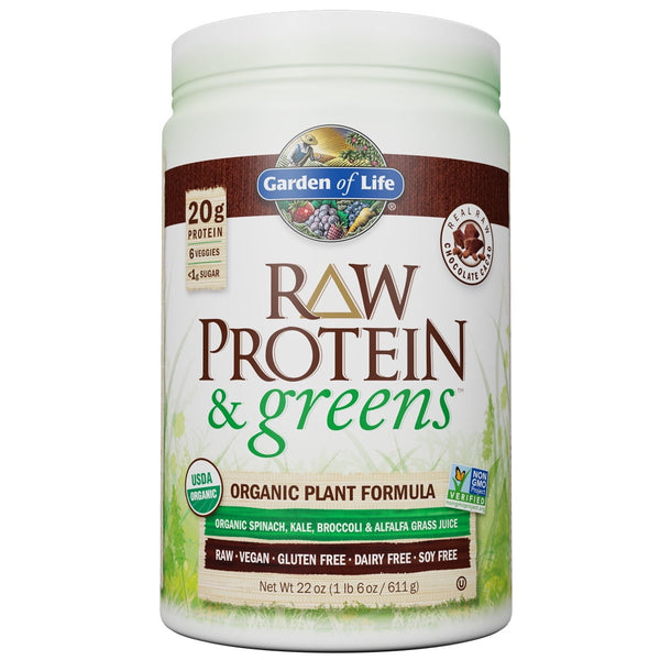 Garden Of Life Raw Protein & Greens Chocolate 21.6oz