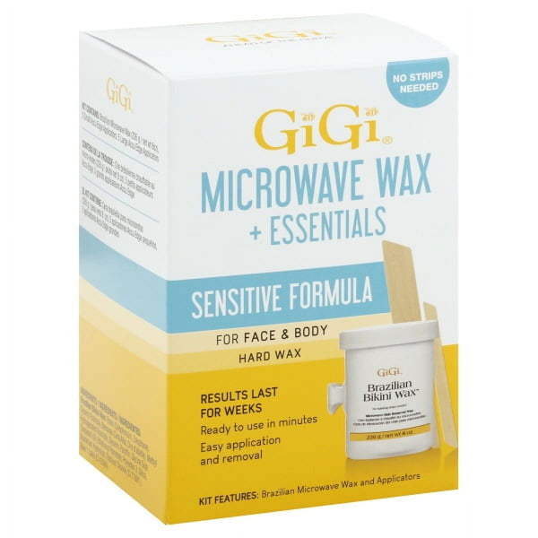 Gigi Microwave Wax + Essentials Sensitive Kit