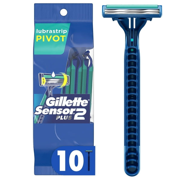 Gillette Sendor Plus Pivot Razors 10ct