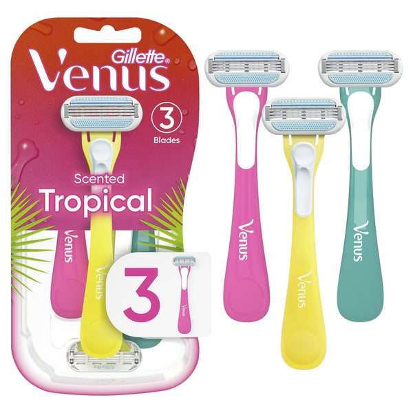 Gillette Venus Tropical Razors 3ct