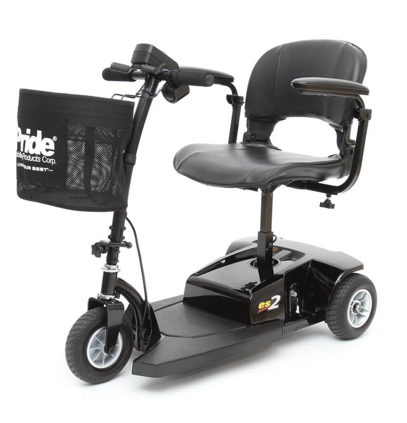 Pride Go Go Es2 3-Wheel Travel Scooter Black S81