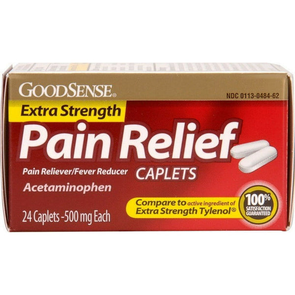 Goodsense Pain Relief 500mg 24 Caplets