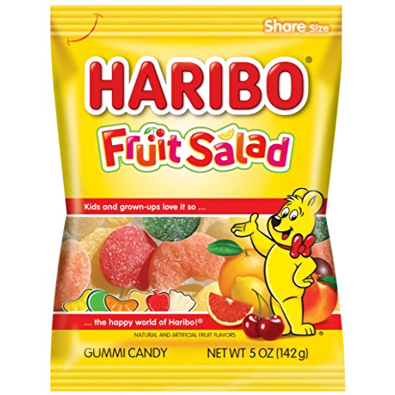 Haribo Fruit Salad Gummi Candy 5oz