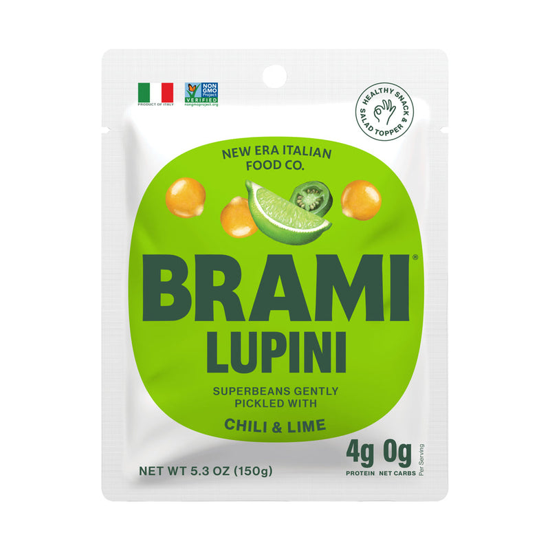 Brami Lupini Snack Bean Chili and Lime, 5.3 oz