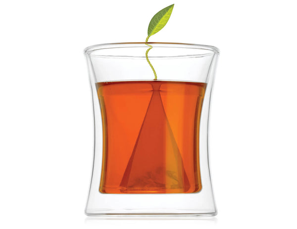 Tea Forte Poom Double Wall Glass Tea Cup
