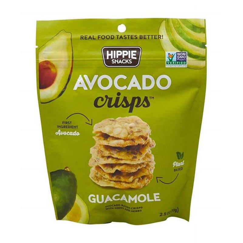 Bocadillos hippie crips de aguacate guacamole 2.5oz