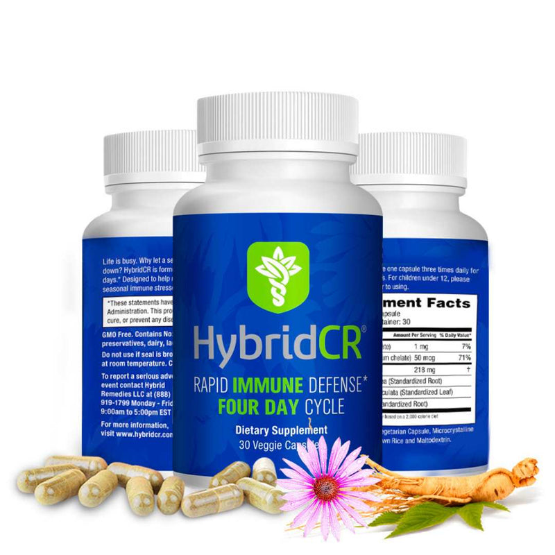 Hybrid CR Rapid Rapid Inmune Defense Cápsulas vegetales 30ct