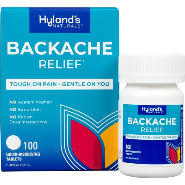 Hyland's Backache Relief Tablets 100ct