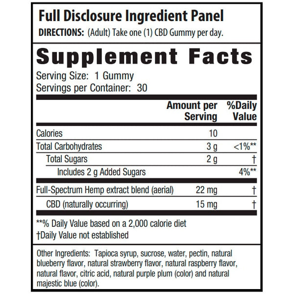 Irwin Naturals CBD Berry Gummies 30CT