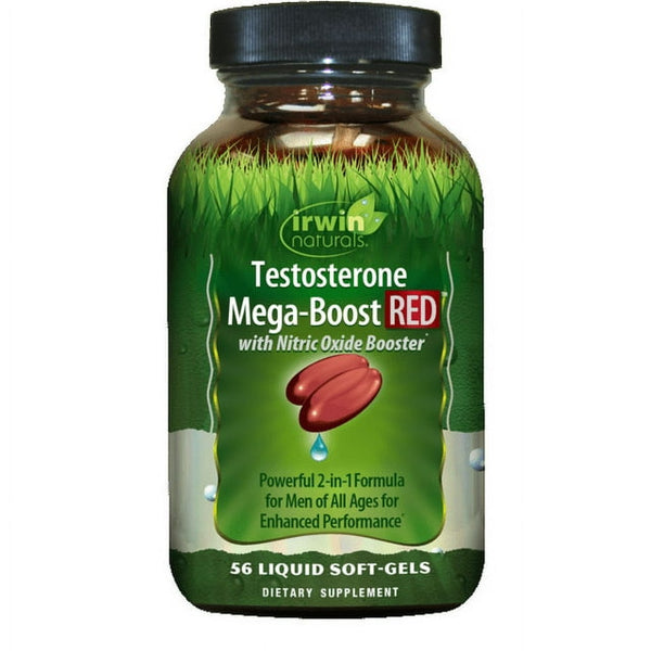 Irwin Naturals Testosterone Megaboost Red Softgels 56ct