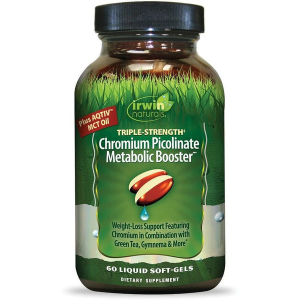 Irwin Naturals Triple-Strength Chromium Picolinate Metabolic Booster Softgels 60ct