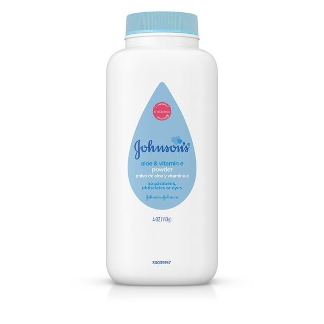 Johnsons Baby Powder con aloe y vitamina E 4oz