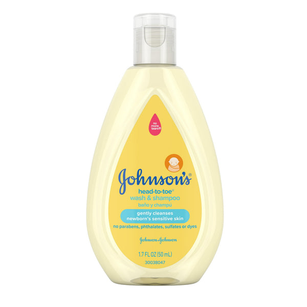 Johnson & Johnson Head To Toe Wash & Shampoo 1.7oz