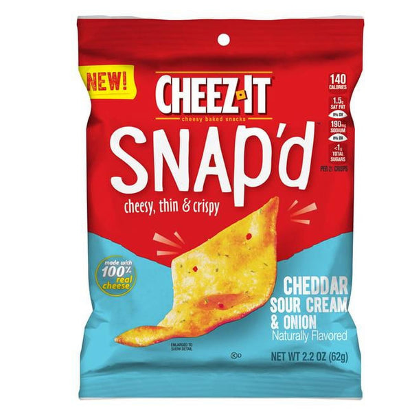 Cheez It Snap'D Cheddar Sour Cream 2.2Oz