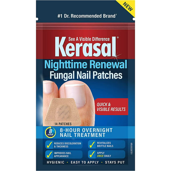 Kerasal Nighttime Renwal Funga Nail Patch 14ct
