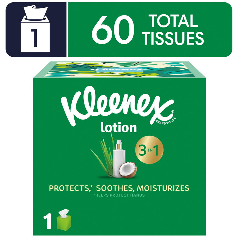 Kleenex Soothing Lotion Facial Tissues with Coconut Oil 60ct