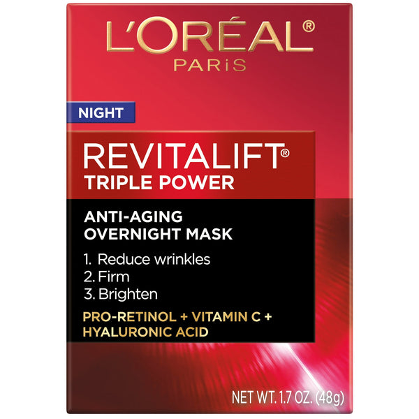 Loreal Revitalift Triple Power Anti Aging Overnight Mask 1.7oz