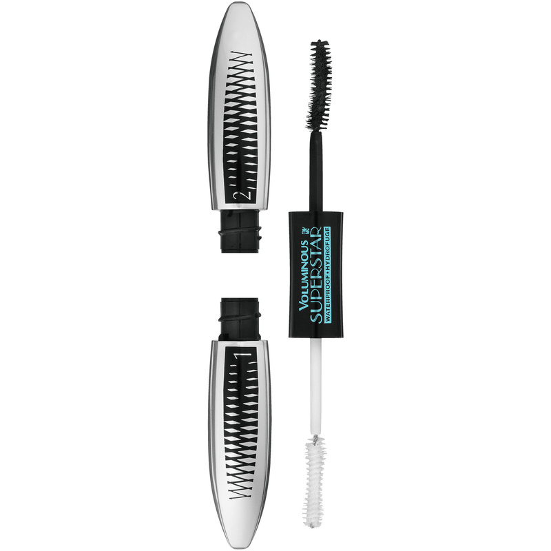 Loreal Paris Voluminous Superstar Waterproof Mascara Blackest Black 624