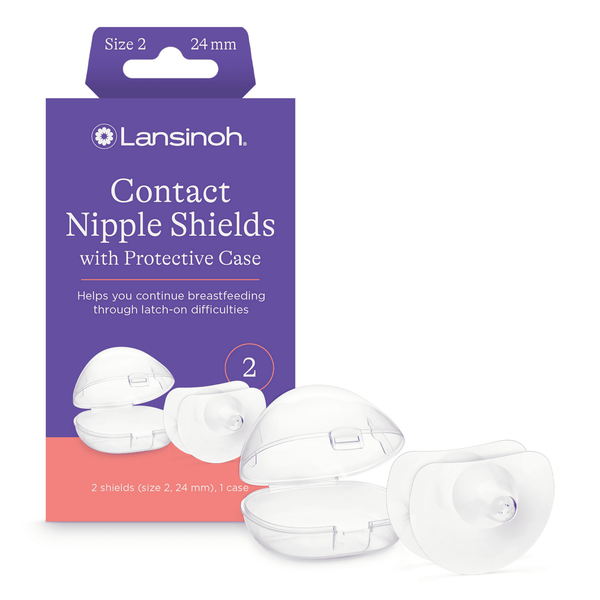 Lansinoh Conctact Nipple Shields 24mm 2ct