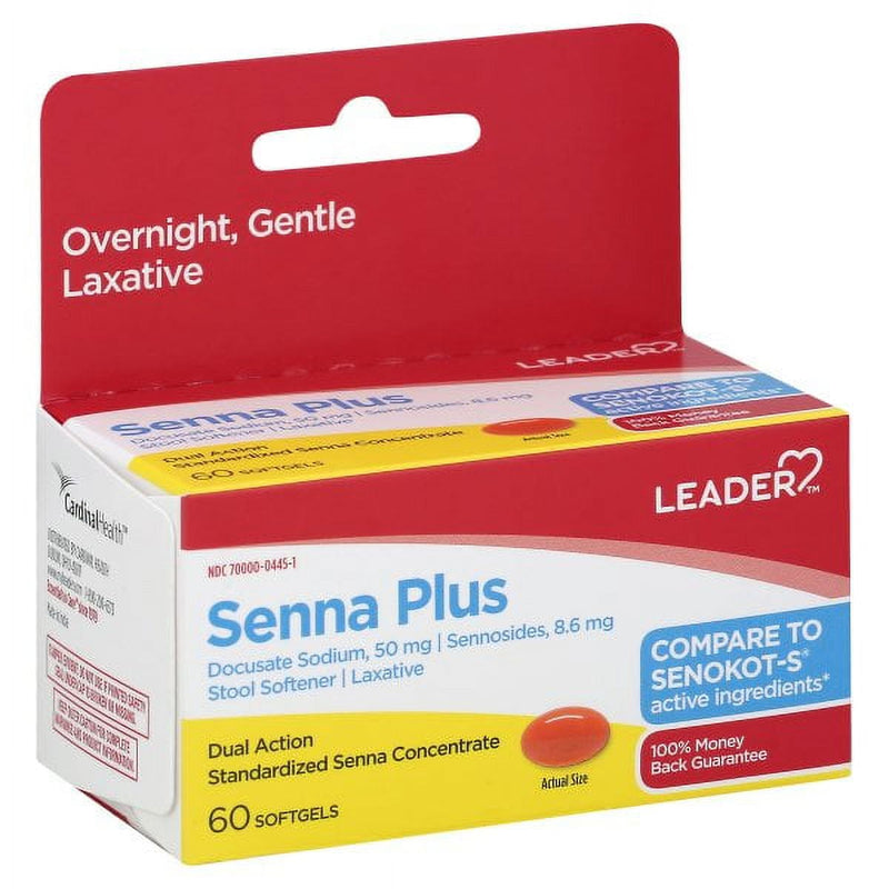 Leader Senna Plus 8.6mg Tablets 60ct