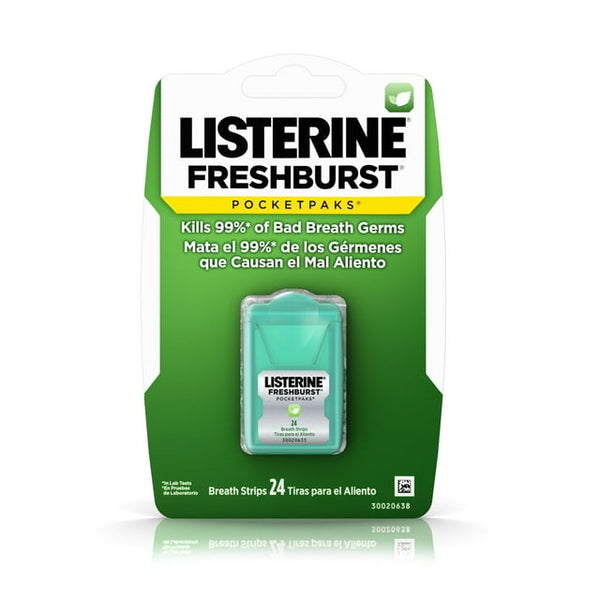 Listerine Pocket Freshbrust Strips 24ct