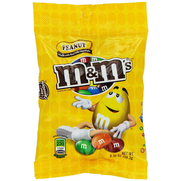 Camplios de chocolate de M&M Peanuts 5.3oz