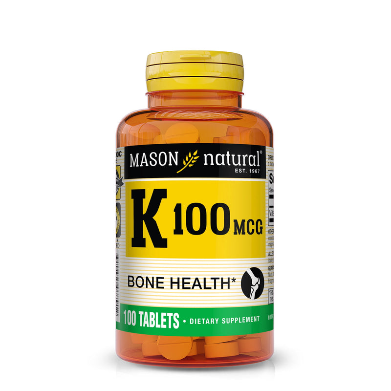 Mason Vitamin K 100mcg Tablets 100ct