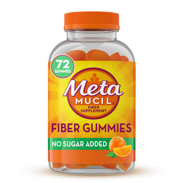 Metamucil Fiber No Sugar Gummies 72ct