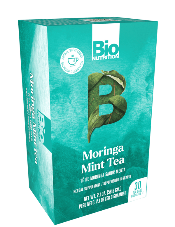 Bio Nutrition Moringa Mint Tea Bags 30 ct
