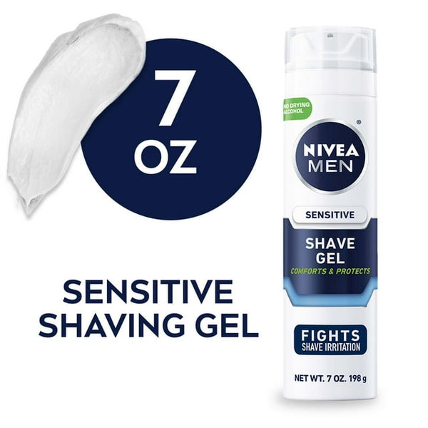 Nivea For Men Sensitive Shaving Gel 7Oz