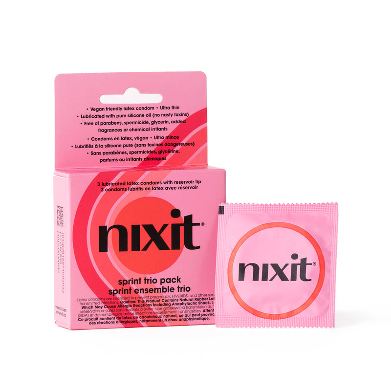 Nixit Sprint Trio Condoms 3ct