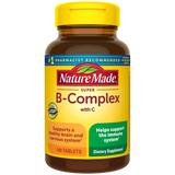 Naturaleza Hecha de complejo B con tabletas de vitamina C 140ct