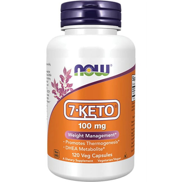 Now 7-Keto 100 mg With DHEA Vegetable Capsules 120ct
