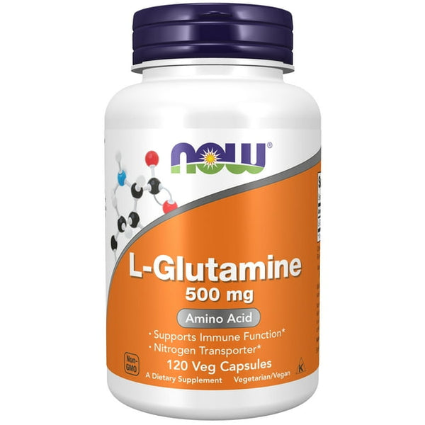 Now Sports L-Glutamine 1000 mg Vegetable Capsules