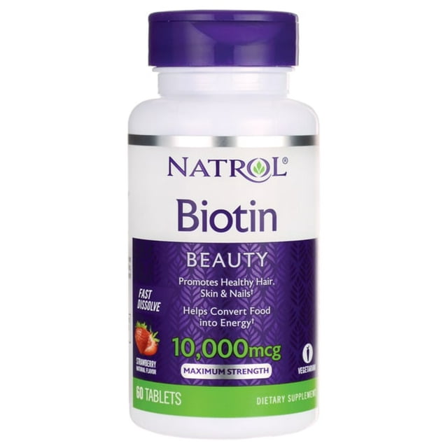 Natrol Biotin Beauty 10000mcg tabletas 60ct