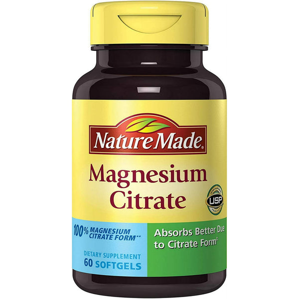 Nature Made Magnesium Citrate 250mg Softgels 60ct